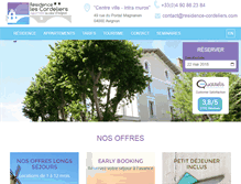 Tablet Screenshot of cordeliers-avignon.com